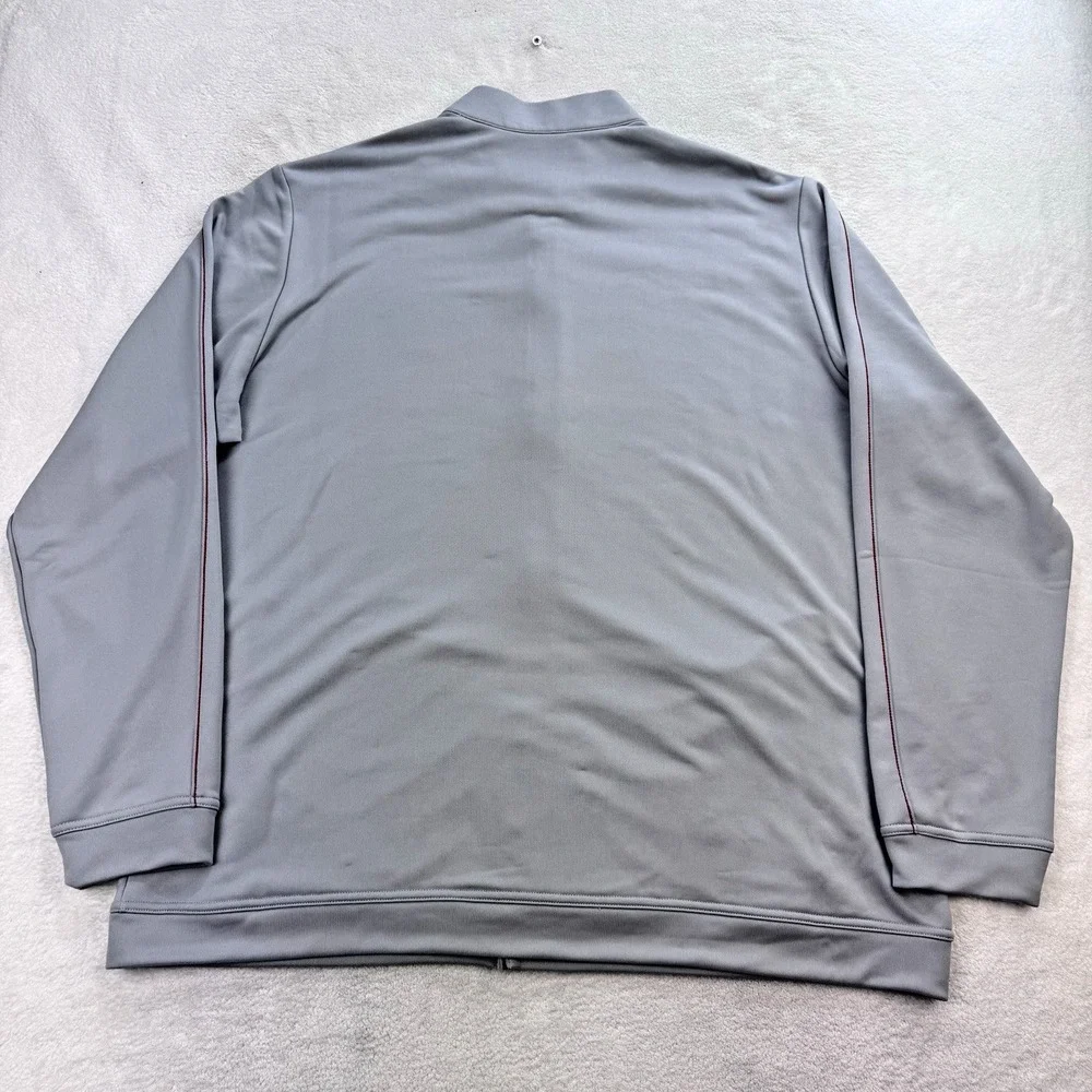 adidas Golf Men 2XL Chrome Gray Full Zip Pullover Jacket AE7973 NWT $70